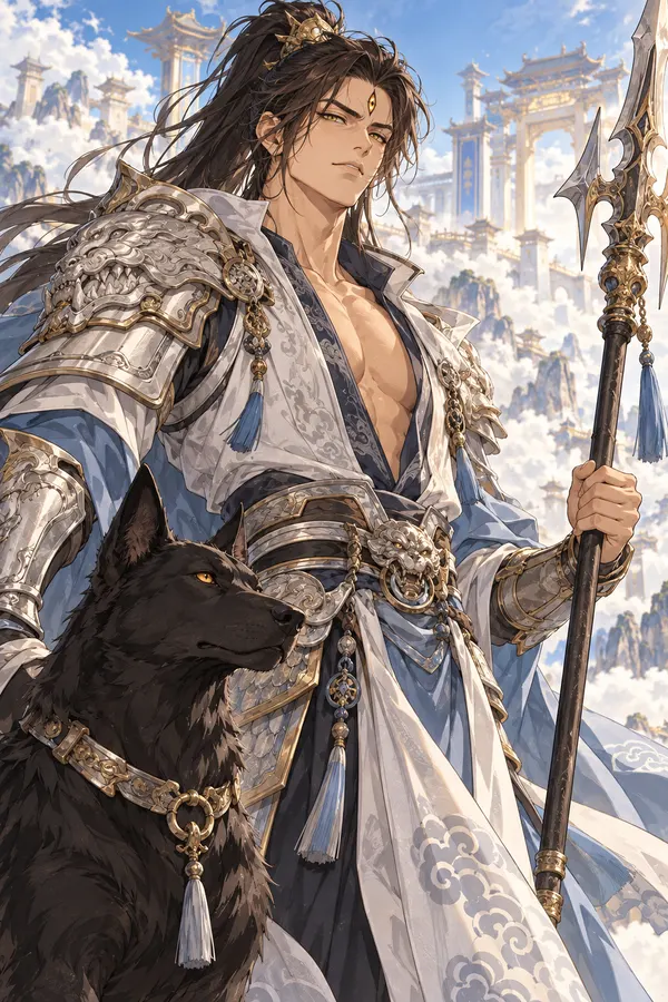 Erlang Shen with his hound