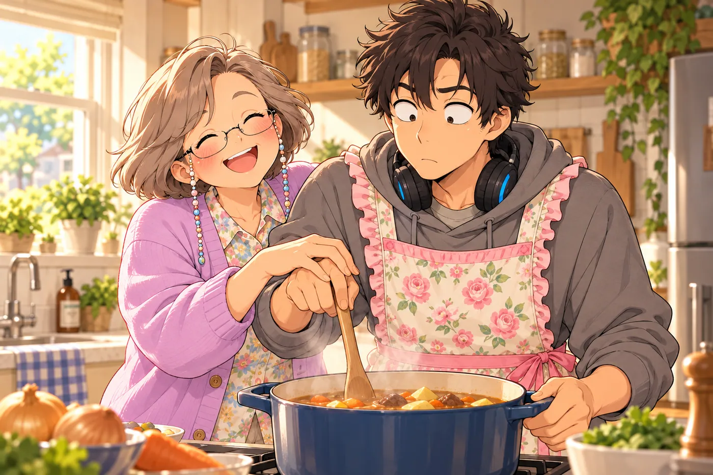 Diane teaches you to cook