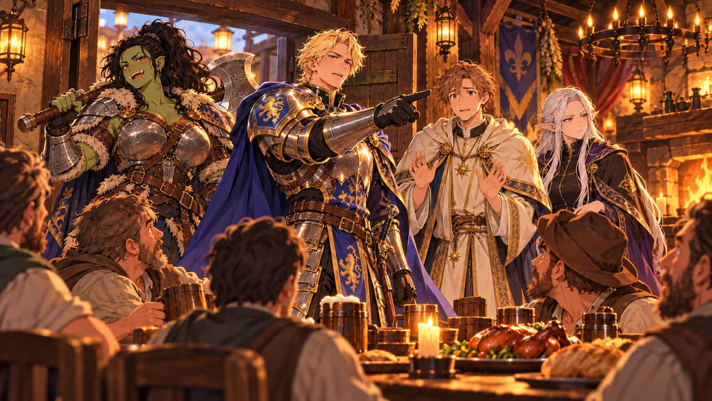 The Gilded Fang burst through the tavern door